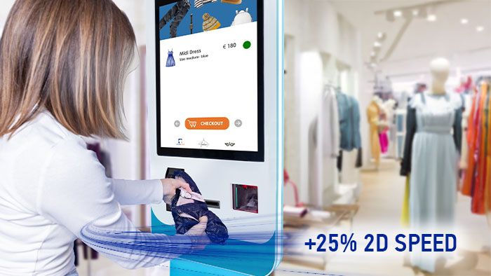 صورة تطبيقية رسمية لاستخدام قارئ Datalogic Magellan 3600VSi في نقطة بيع